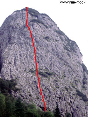 "Via della consolazione" sulla Cima di Castellato d'Ambata nel gruppo del Popera - Dolomiti
